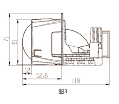 Projector Lens AL-L02 LED 3 inch High Beam Projector Lens2