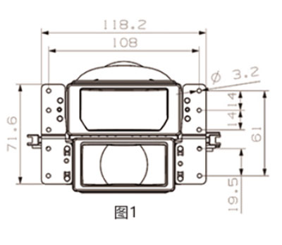 Projector Lens AB-L01 LED Bi-beam Projector Lens