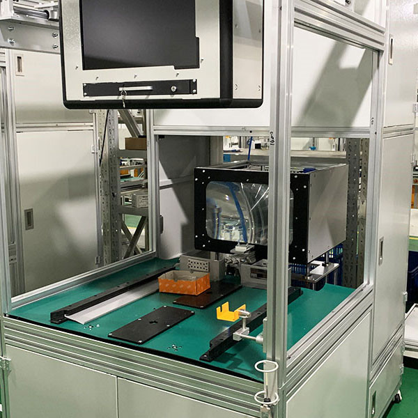 Photometric optic test machine