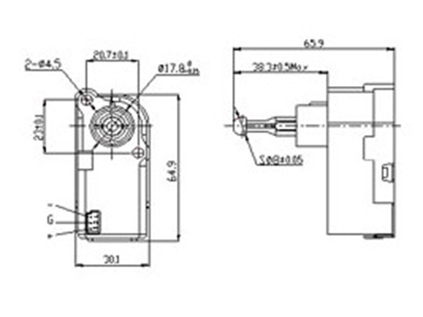 Leveling Motor 101AZ12V-24V3